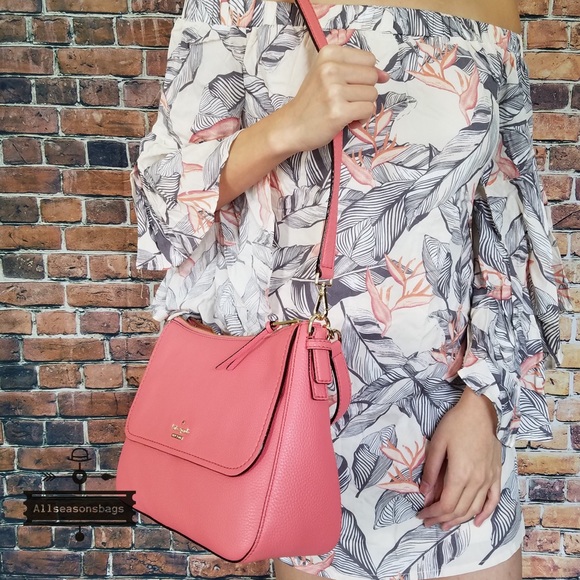 Kate spade Jackson Street Colette coral crossbody - Picture 2 of 8